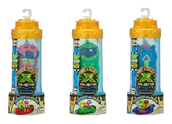 Treasure X Glow-In-The-Dark Ooze Dissect The Alien Action Figure Toy, Assorted, Age 5+ Product image