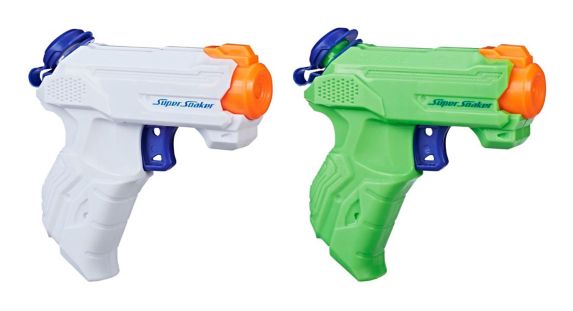 Ensemble de pistolets à eau NERF Super Soaker Zip Fire, jouet aquatique d’été pour enfants, 6 ans et plus, paq. 2 Image de l’article