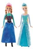 frozen anna and elsa sparkle dolls