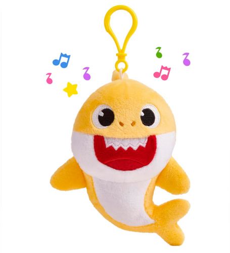 Wowee Pinkfong Official Baby Shark Plush Clips Stuffed Animal Toy For Kids, Assorted Product image