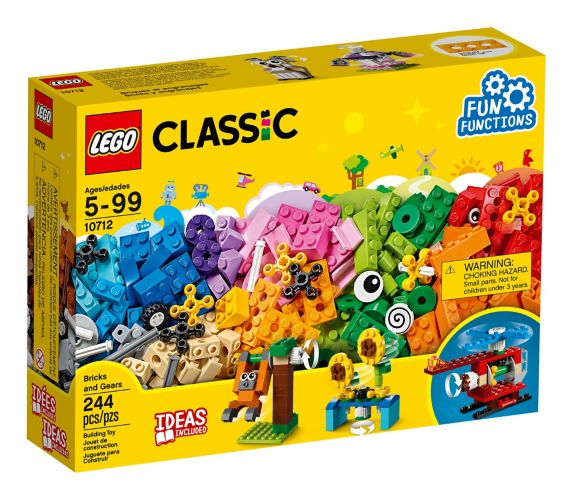 Briques et engrenages LEGO Classic, 244 pces Image de l’article