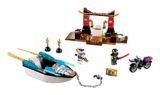 La poursuite en bateau ninja de Zane LEGO Juniors, 131 pces | Legonull