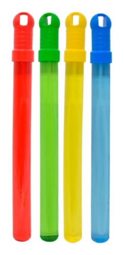 Kids' Giant Bubble Blowing Wands & Solution For Outdoor Play/Party Favours, Age 3+, 5-Pk Product image