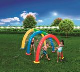 Banzai Inflatable Splash Tunnel Sprinkler, Kids' Outdoor Summer Water Play Toy, Age 3+ | Banzainull
