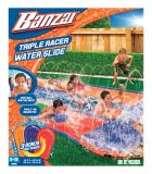 Banzai Inflatable Triple Racer Water Slide w/ Bodyboards, Kids' Summer Water Toy, Age 5+ | Banzainull