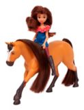 spirit riding free horse and doll