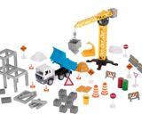 driven construction site crane playset