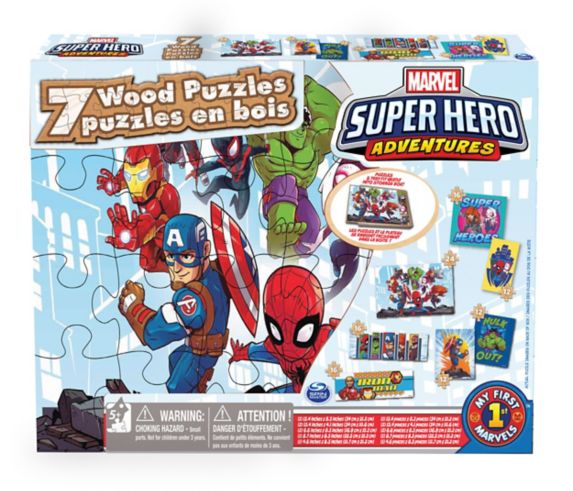 Licensed Cardinal Wood Jigsaw Puzzles For Kids, Assorted, 7-pk, Ages 5+ Product image