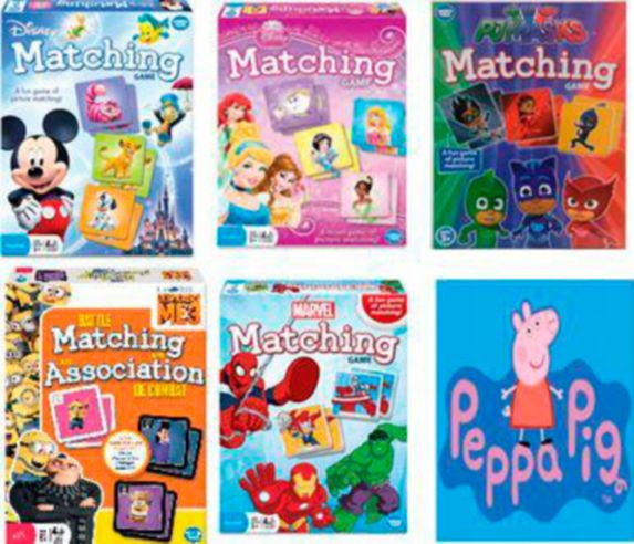 Licensed Classic Picture Matching Games For Kids, Assorted, Ages 3+ Product image