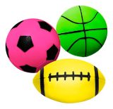 Ballons de sport en vinyle fluo pour enfants, basketball, football et soccer, choix variés | Hedstromnull
