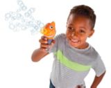 Mr. Bubble Kids' Hand-Held Fish Bubble Blower/Maker Machine w/ Bubble Solution, Age 3+