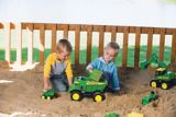 john deere big scoop dump truck & excavator set