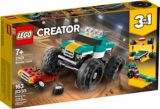 LEGO® Creator 3-in-1 Monster Truck 31101 Building Toy Kit For Kids, Ages 7+ | Legonull