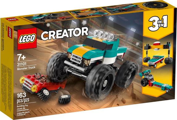 LEGO® Creator 3-in-1 Monster Truck 31101 Building Toy Kit For Kids, Ages 7+ Product image