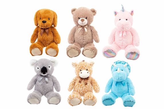 Cute Plush Stuffed Animal Toys, Assorted Product image