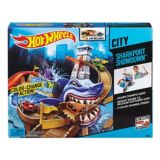 hot wheels color shifters shark splashdown trackset