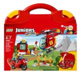 lego juniors fire suitcase