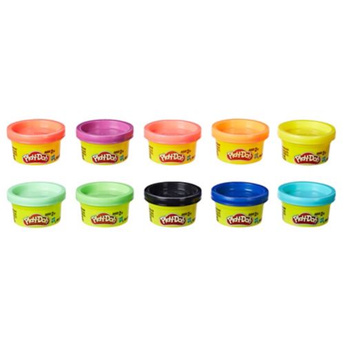 Play-Doh Party Pack of Modelling Compound Cans, Multi-Colour, 10 oz, 10-pc, Ages 2+ Product image