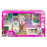 Barbie® Fast Cast Clinic™ Playset with Brunette Barbie Doctor Doll