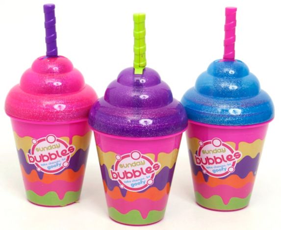 Goofy Foot Kids' Milkshake & Straw Bubble Blower/Maker & Solution, Spill-Resistant, Age 5+ Product image