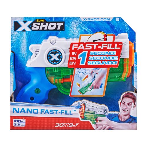 ZURU X-Shot Nano Fast-Fill Water Blaster, Kids' Outdoor Summer Water Toy, Age 5+ Product image