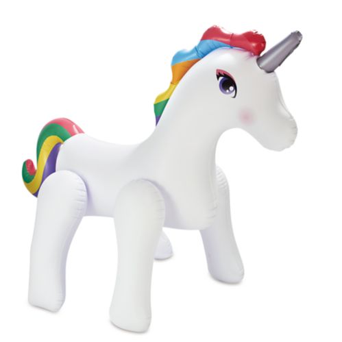 Poly Group Inflatable Giant Unicorn Sprinkler, Kids' Outdoor Summer Water Toy, Age 5+ Product image