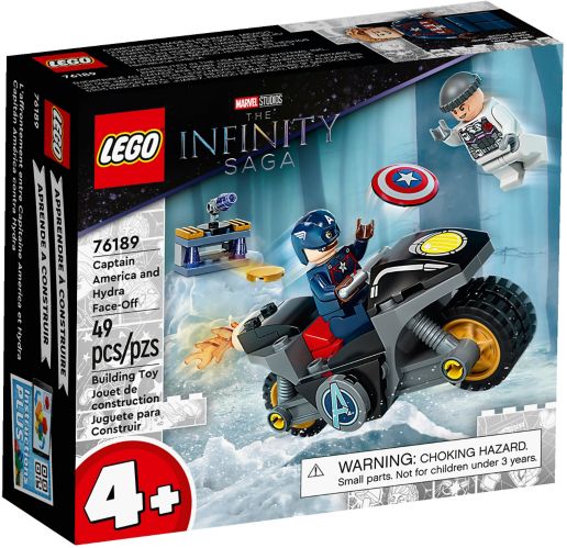 LEGO® Marvel Captain America and Hydra Face-Off - 76189, 49 pcs, Age 4+ Product image