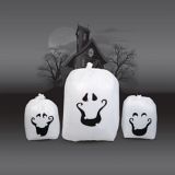 For Living Halloween Lawn Bags Kit for Stuffing Leaves, Assorted Styles, White, 3-pc | FOR LIVINGnull