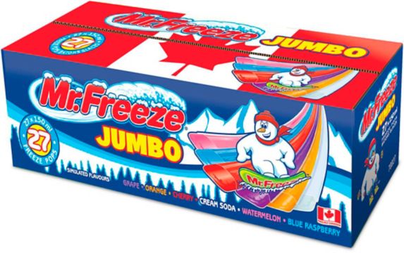 Mr. Freeze Jumbo Freezies, 27 x 150-ml Product image