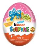 Kinder Uovo Pink Surprise Milk Chocolate & Toy, 100-g | Kindernull