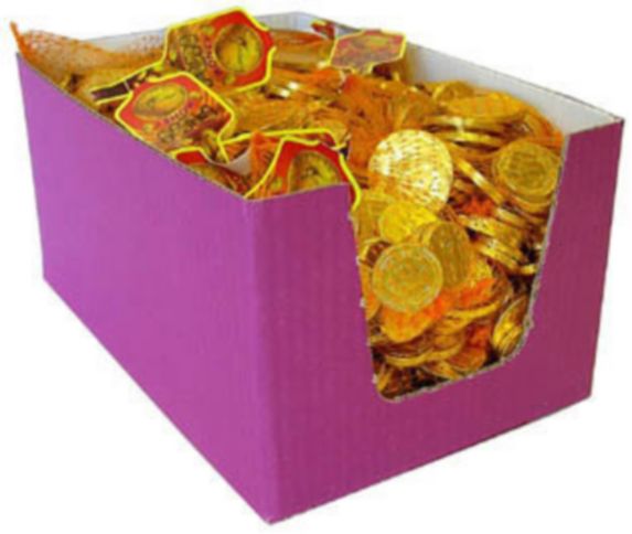 Pièces d'or en chocolat, 85 g Image de l’article