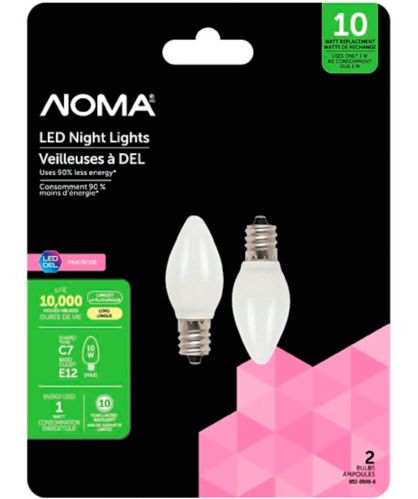 Noma Led C7 4w E12 Base Non Dimmable, Chandelier Light Bulbs Canadian Tire