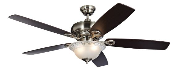 For Living Olympia Brushed Nickel Ceiling Fan 5 Blade 52 In Canadian Tire - Ceiling Light With Pull Chain Canadian Tire