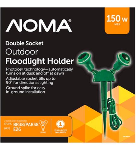 Noma Double Socket Flood Light Canadian, Outdoor Flood Lights Canadian Tire