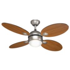 Noma Scandinavian Fan With Light Fixture And Remote 4 Blade 42 In