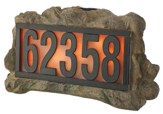 Solar House Numbers Canadian Tire, Solar Lighted House Numbers Canada