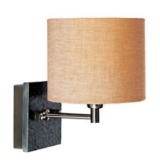 Canvas Byron Wall Sconce Satin Nickel, Swing Arm Wall Lamp Canadian Tire