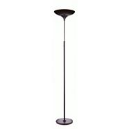 Globe LED Torcheire Floor Lamp, Black