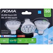 NOMA LED MR16 50W Dimmable Light Bulb, 3-pk