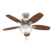 Noma Scandinavian Fan With Light Fixture And Remote 4 Blade 42 In