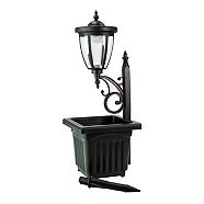 For Living Cresmont Outdoor Solar Lamp Black Canadian Tire