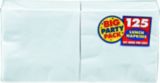 Serviettes de table Big Party, 2 épaisseurs, blanc, paq. 125 | Amscannull