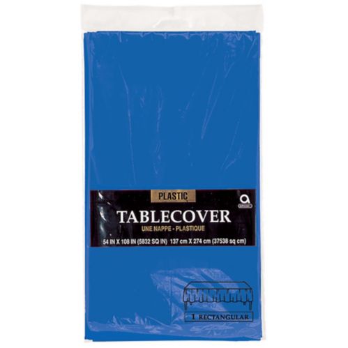 Plastic Tablecover, Rectangle, Assorted Colours, 54-in x 108-in Product image