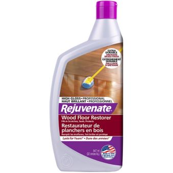 Rejuvenate Wood Floor Restorer With High Gloss Finish 32 Oz