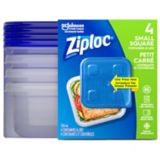 Contenants en plastique pour aliments Ziploc, petit carré, 709 mL, paq. 4 | Ziplocnull