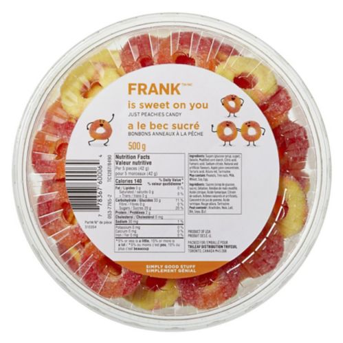FRANK Peach Rings, 500-g Product image