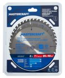 Mastercraft 7-1/4-in Carbide Circular Saw Blade Set, 2-pc | Mastercraftnull