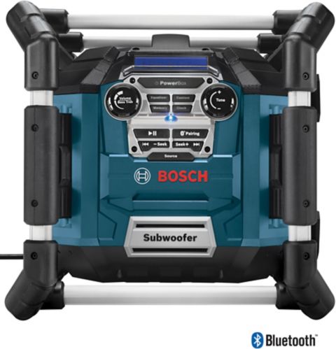 Bosch Power Boss Jobsite Radio & Charger with 360° Sound