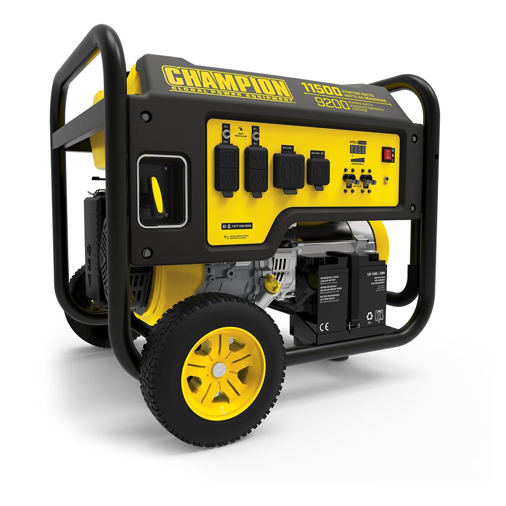9200W / 11500W Gas Powered Portable Generator Champion Outdoor Power
