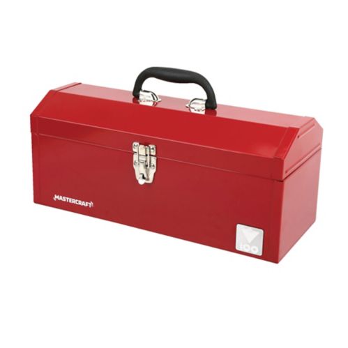 Mastercraft Red Metal Toolbox, 17-in Product image